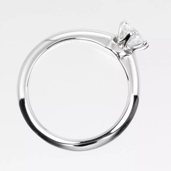 TIFFANY&Co. Solitaire Ring 0.39ct VS1/E/GOOG Pt950Platinum/diamond #3.9(US... - Picture 2 of 10